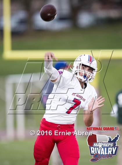 Thumbnail 2 in Sacred Heart Cathedral Preparatory vs. St. Ignatius (2015 MaxPreps Rivalry Series) photogallery.