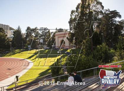Thumbnail 1 in Sacred Heart Cathedral Preparatory vs. St. Ignatius (2015 MaxPreps Rivalry Series) photogallery.