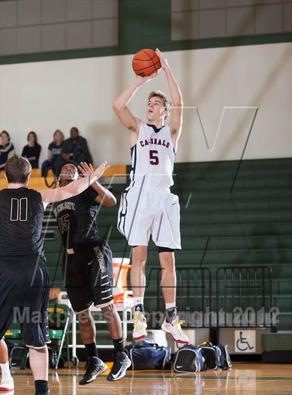 Thumbnail 3 in John Paul II vs The Colony (Carrollton-Farmers Branch Basketball Classic) photogallery.