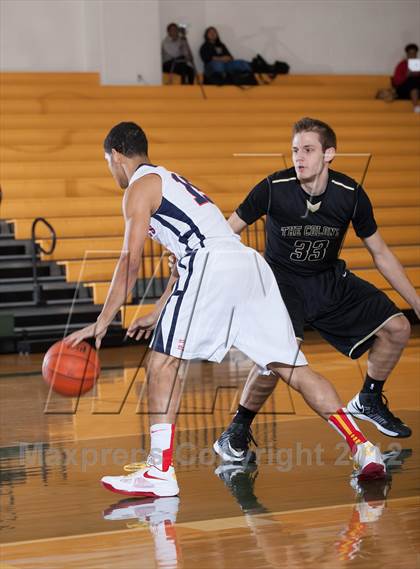 Thumbnail 2 in John Paul II vs The Colony (Carrollton-Farmers Branch Basketball Classic) photogallery.