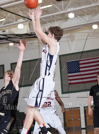Thumbnail 2 in John Paul II vs The Colony (Carrollton-Farmers Branch Basketball Classic) photogallery.