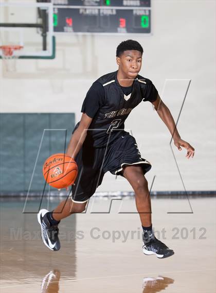 Thumbnail 2 in John Paul II vs The Colony (Carrollton-Farmers Branch Basketball Classic) photogallery.