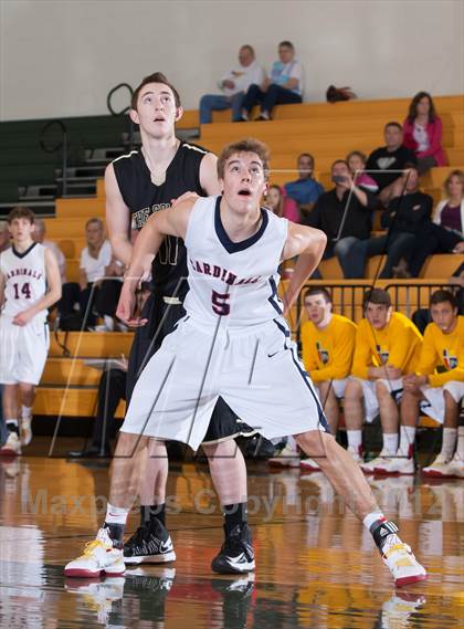 Thumbnail 3 in John Paul II vs The Colony (Carrollton-Farmers Branch Basketball Classic) photogallery.