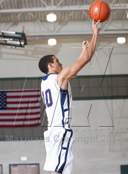 Thumbnail 2 in John Paul II vs The Colony (Carrollton-Farmers Branch Basketball Classic) photogallery.