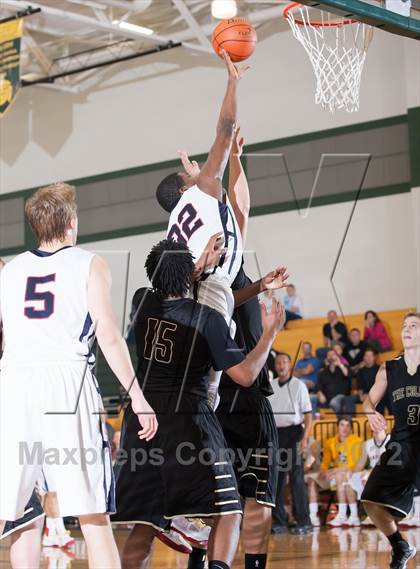 Thumbnail 1 in John Paul II vs The Colony (Carrollton-Farmers Branch Basketball Classic) photogallery.