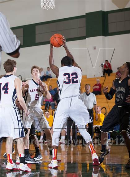 Thumbnail 2 in John Paul II vs The Colony (Carrollton-Farmers Branch Basketball Classic) photogallery.