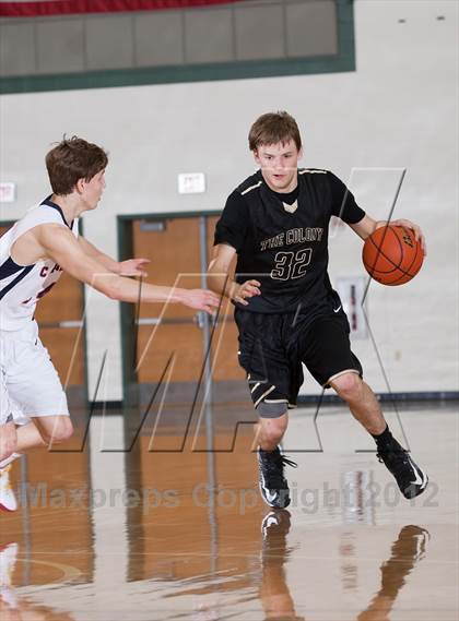 Thumbnail 3 in John Paul II vs The Colony (Carrollton-Farmers Branch Basketball Classic) photogallery.
