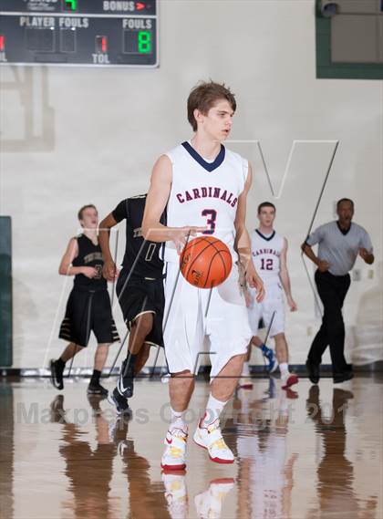 Thumbnail 2 in John Paul II vs The Colony (Carrollton-Farmers Branch Basketball Classic) photogallery.