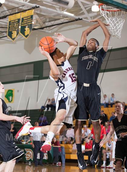 Thumbnail 1 in John Paul II vs The Colony (Carrollton-Farmers Branch Basketball Classic) photogallery.