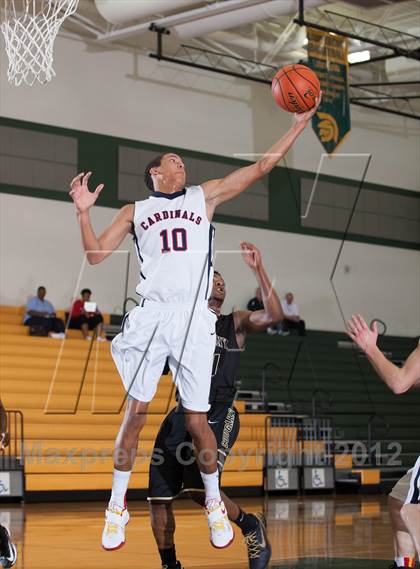Thumbnail 2 in John Paul II vs The Colony (Carrollton-Farmers Branch Basketball Classic) photogallery.