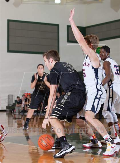 Thumbnail 1 in John Paul II vs The Colony (Carrollton-Farmers Branch Basketball Classic) photogallery.