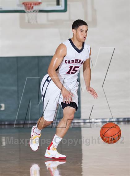 Thumbnail 2 in John Paul II vs The Colony (Carrollton-Farmers Branch Basketball Classic) photogallery.