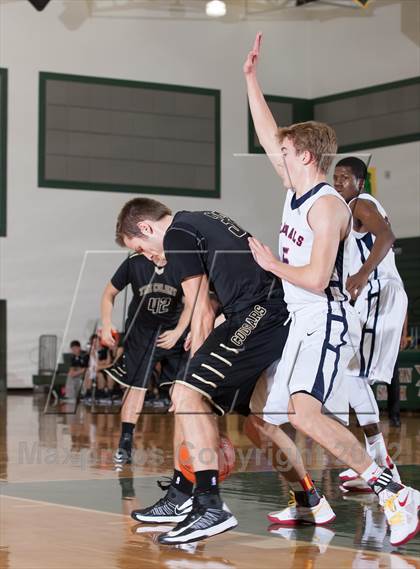 Thumbnail 3 in John Paul II vs The Colony (Carrollton-Farmers Branch Basketball Classic) photogallery.