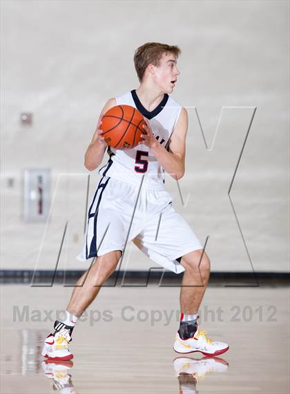 Thumbnail 2 in John Paul II vs The Colony (Carrollton-Farmers Branch Basketball Classic) photogallery.