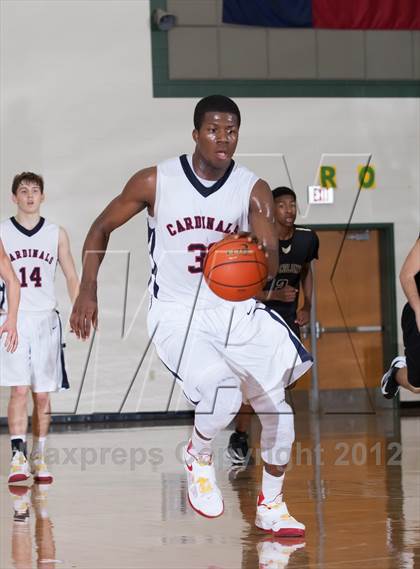 Thumbnail 2 in John Paul II vs The Colony (Carrollton-Farmers Branch Basketball Classic) photogallery.