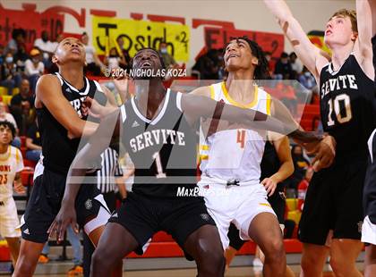 Thumbnail 1 in Dominguez vs. Servite (CIF SS D2AA Playoffs) photogallery.