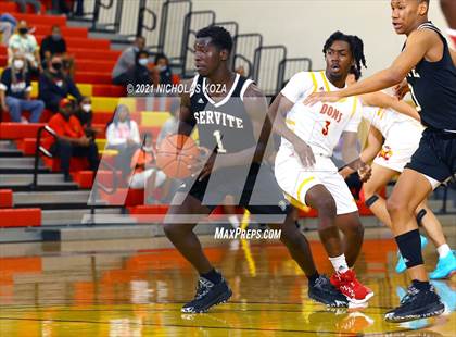 Thumbnail 2 in Dominguez vs. Servite (CIF SS D2AA Playoffs) photogallery.