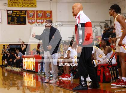 Thumbnail 1 in Dominguez vs. Servite (CIF SS D2AA Playoffs) photogallery.
