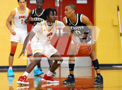 Thumbnail 3 in Dominguez vs. Servite (CIF SS D2AA Playoffs) photogallery.