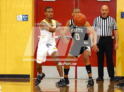 Thumbnail 1 in Dominguez vs. Servite (CIF SS D2AA Playoffs) photogallery.