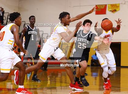 Thumbnail 2 in Dominguez vs. Servite (CIF SS D2AA Playoffs) photogallery.
