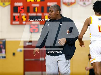 Thumbnail 2 in Dominguez vs. Servite (CIF SS D2AA Playoffs) photogallery.