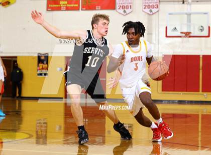 Thumbnail 2 in Dominguez vs. Servite (CIF SS D2AA Playoffs) photogallery.