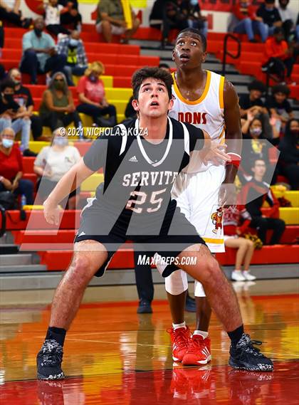 Thumbnail 3 in Dominguez vs. Servite (CIF SS D2AA Playoffs) photogallery.