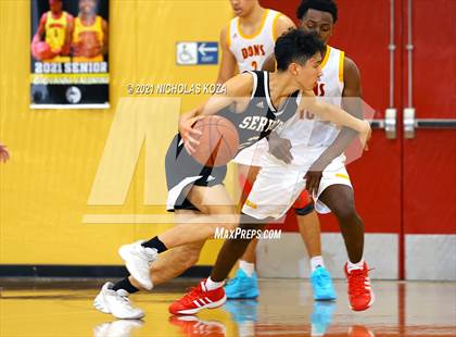 Thumbnail 3 in Dominguez vs. Servite (CIF SS D2AA Playoffs) photogallery.