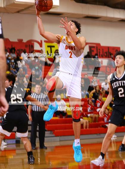 Thumbnail 1 in Dominguez vs. Servite (CIF SS D2AA Playoffs) photogallery.