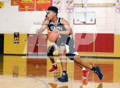 Thumbnail 2 in Dominguez vs. Servite (CIF SS D2AA Playoffs) photogallery.