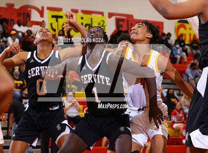 Thumbnail 2 in Dominguez vs. Servite (CIF SS D2AA Playoffs) photogallery.