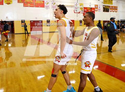 Thumbnail 2 in Dominguez vs. Servite (CIF SS D2AA Playoffs) photogallery.