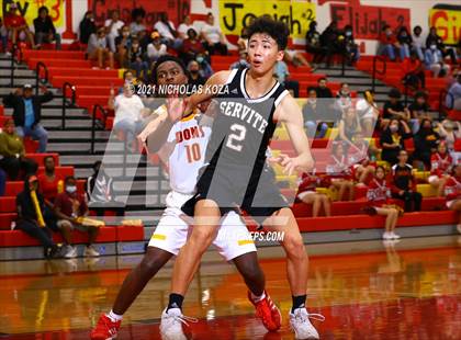 Thumbnail 2 in Dominguez vs. Servite (CIF SS D2AA Playoffs) photogallery.