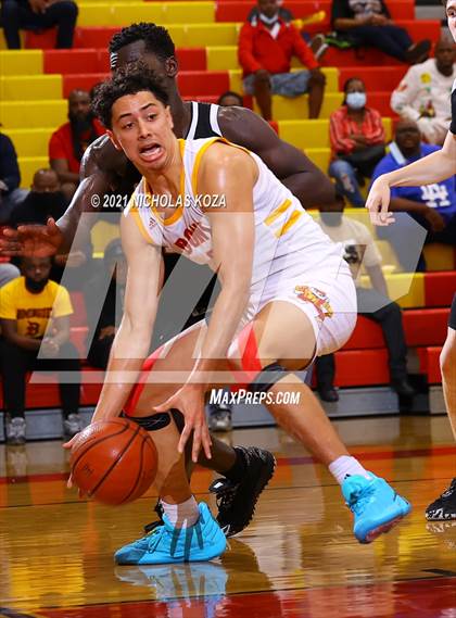 Thumbnail 2 in Dominguez vs. Servite (CIF SS D2AA Playoffs) photogallery.