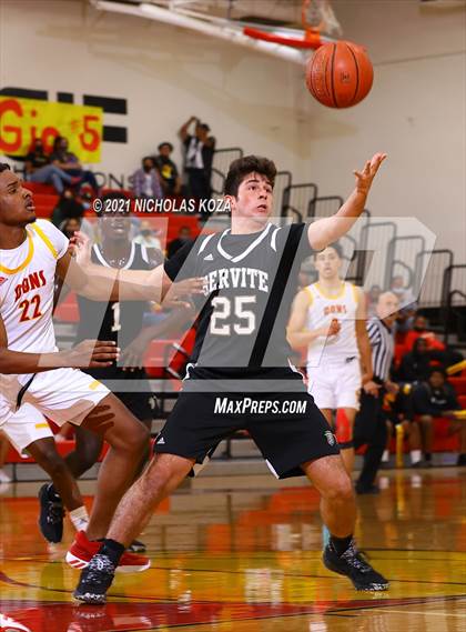 Thumbnail 1 in Dominguez vs. Servite (CIF SS D2AA Playoffs) photogallery.