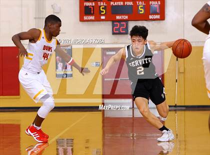 Thumbnail 3 in Dominguez vs. Servite (CIF SS D2AA Playoffs) photogallery.