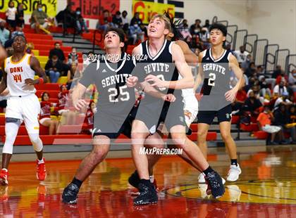 Thumbnail 1 in Dominguez vs. Servite (CIF SS D2AA Playoffs) photogallery.