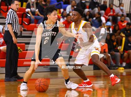 Thumbnail 1 in Dominguez vs. Servite (CIF SS D2AA Playoffs) photogallery.