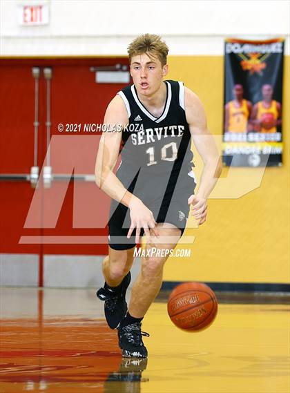 Thumbnail 2 in Dominguez vs. Servite (CIF SS D2AA Playoffs) photogallery.