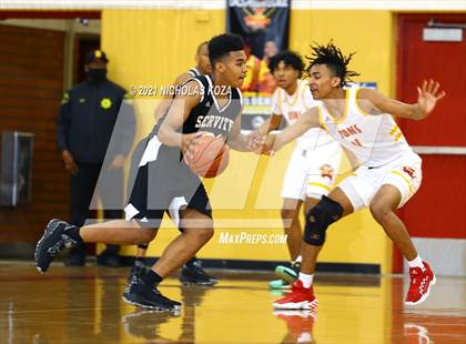 Thumbnail 3 in Dominguez vs. Servite (CIF SS D2AA Playoffs) photogallery.