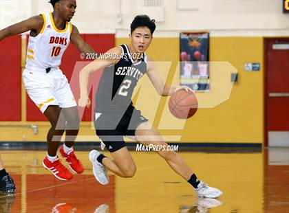 Thumbnail 1 in Dominguez vs. Servite (CIF SS D2AA Playoffs) photogallery.