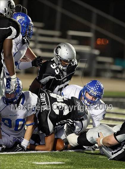 Thumbnail 3 in Boswell vs. Guyer (Texas Bi-District Playoffs) photogallery.