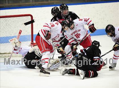 Thumbnail 2 in New Canaan vs. Fairfield Prep (CIAC Division 1 Semifinal) photogallery.