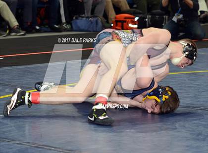Thumbnail 2 in NYSPHSAA Wrestling Championships (Div.2 - 120 lb. Champ) photogallery.