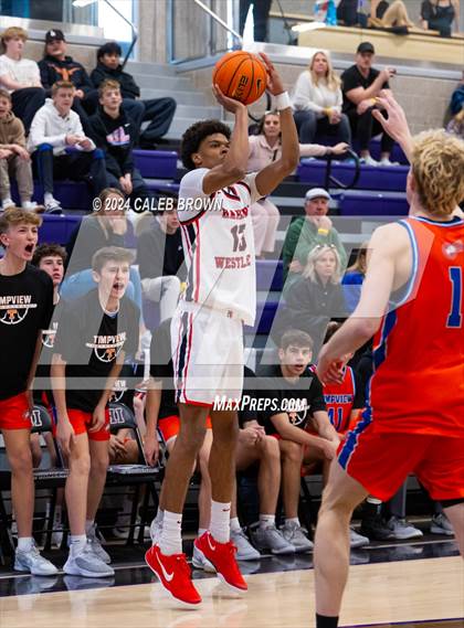Thumbnail 3 in Harvard-Westlake vs. Timpview (Holiday Hoopfest) photogallery.