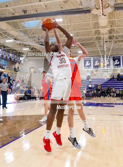 Thumbnail 2 in Harvard-Westlake vs. Timpview (Holiday Hoopfest) photogallery.