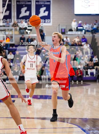 Thumbnail 2 in Harvard-Westlake vs. Timpview (Holiday Hoopfest) photogallery.