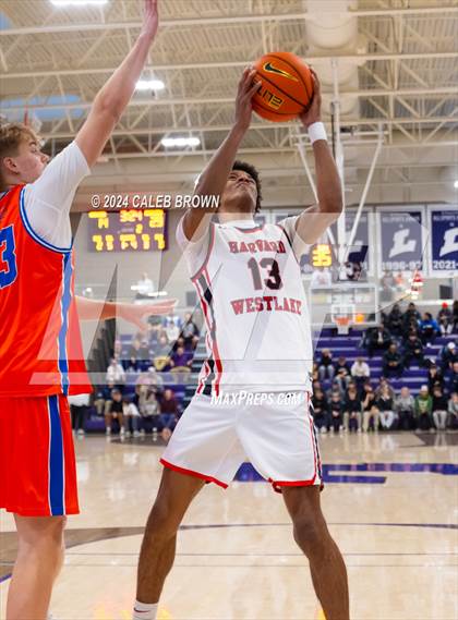 Thumbnail 1 in Harvard-Westlake vs. Timpview (Holiday Hoopfest) photogallery.