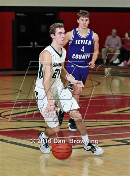Thumbnail 2 in Sevier County vs Webb (Renasant Bank Christmas Tournament) photogallery.